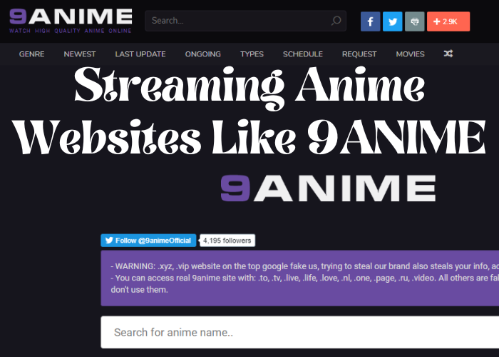 Streaming Anime Websites Like 9ANIME