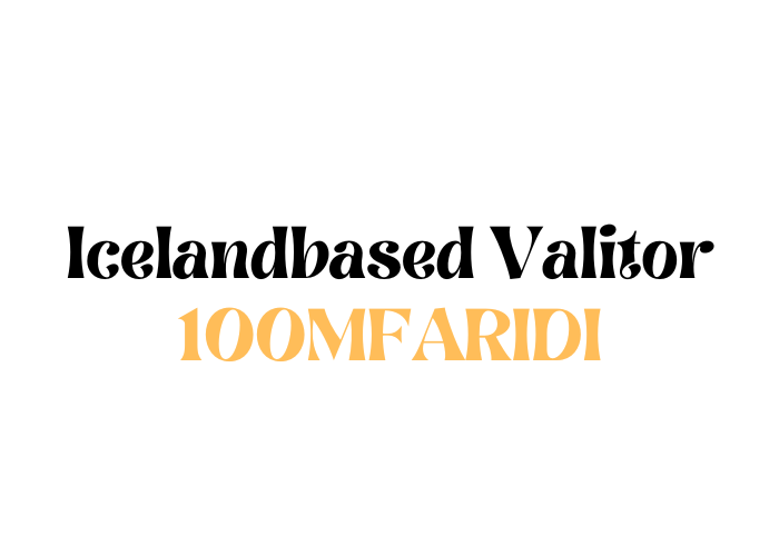 Icelandbased Valitor 100MFARIDI
